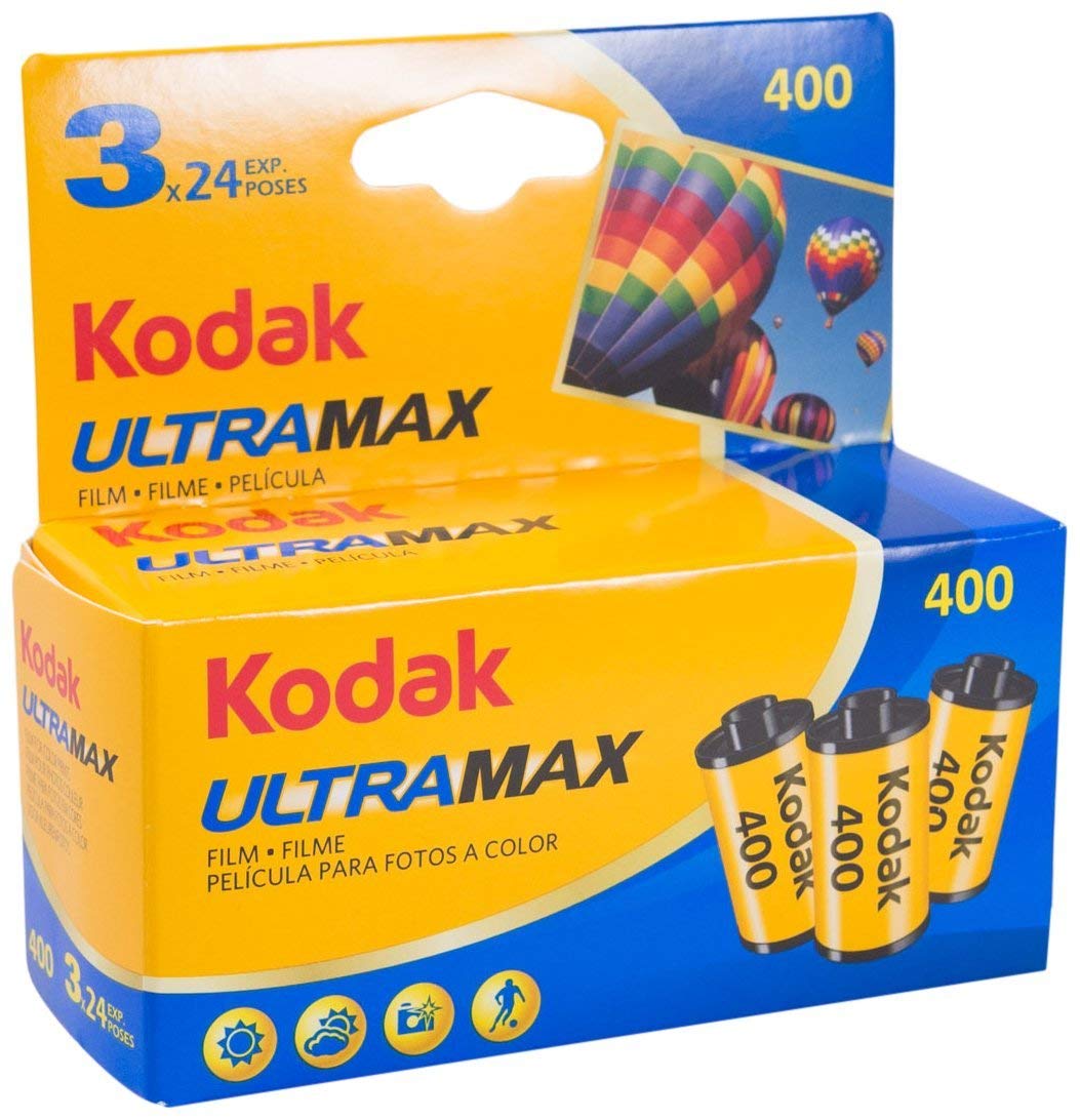 Amazon.com: Kodak 6034052 Ultra Max 400 Film (Blue/Yellow) 3 Pack